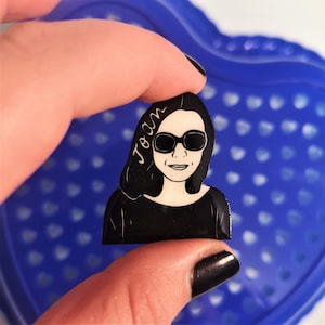 Broche Joan Didion - Cadeau Littéraire - Cadeau Unique
