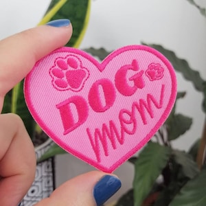 Patch Thermocollant Brodé DOG MOM Amoureux des Chiens Patch Cadeau image 5