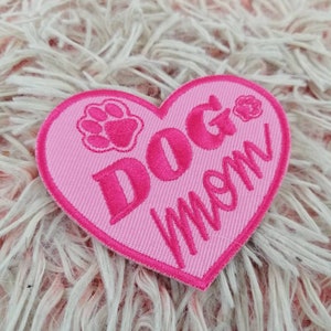 Patch Thermocollant Brodé DOG MOM Amoureux des Chiens Patch Cadeau image 10