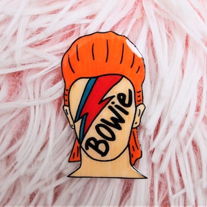 Broche David "BOWIE" - Idée cadeau