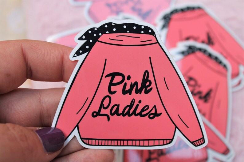 Vinyl Sticker PINK LADIES Grease Sticker Gift Etsy