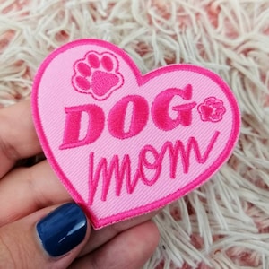 Patch Thermocollant Brodé DOG MOM Amoureux des Chiens Patch Cadeau image 9