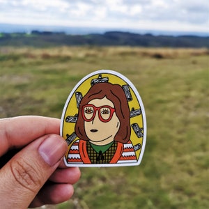 Vinyl Sticker THE LOG LADY - Gift Idea