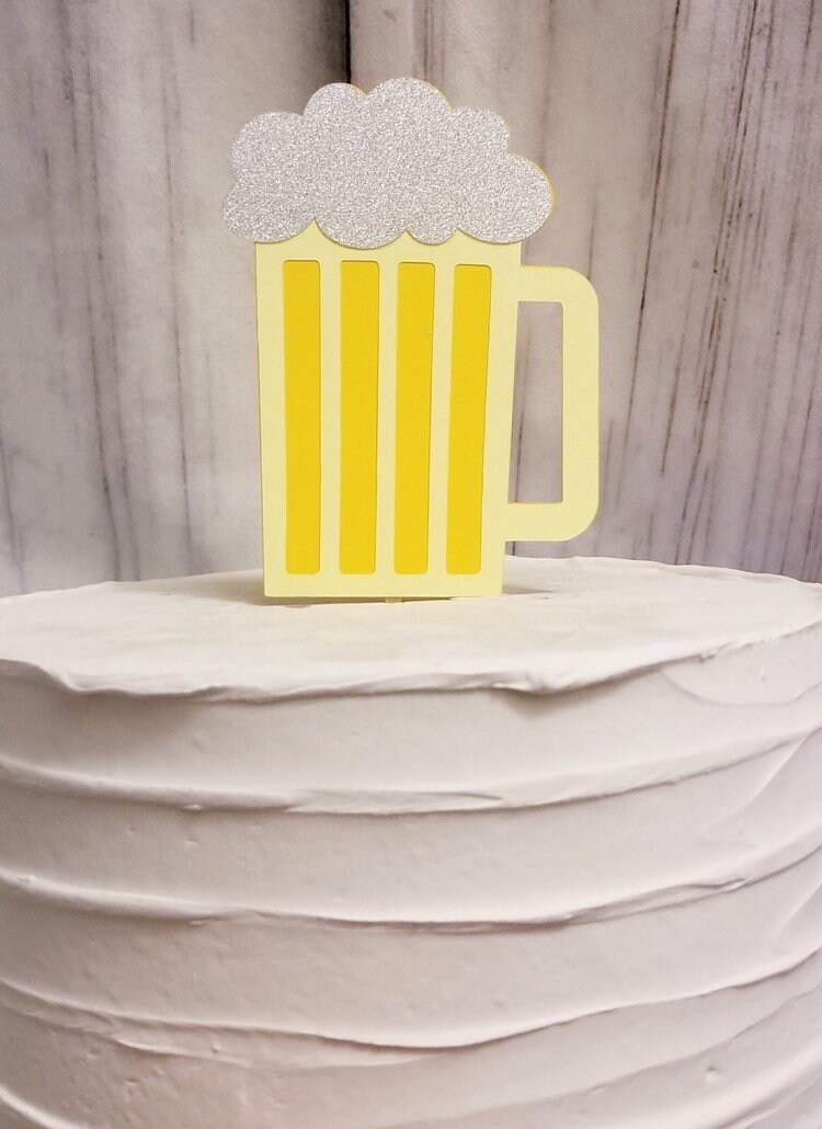 Beer Mug Cake TopperBeer MugBeer Mug PartyBeer Mug Party Etsy