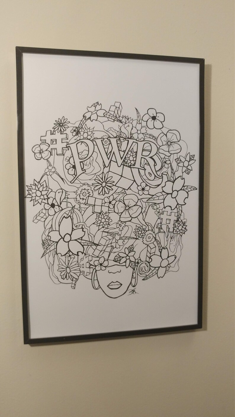 PWR 11x17 Print Framed