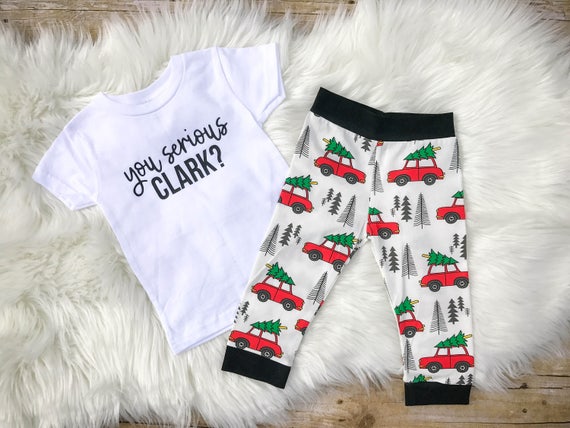 christmas vacation baby outfit