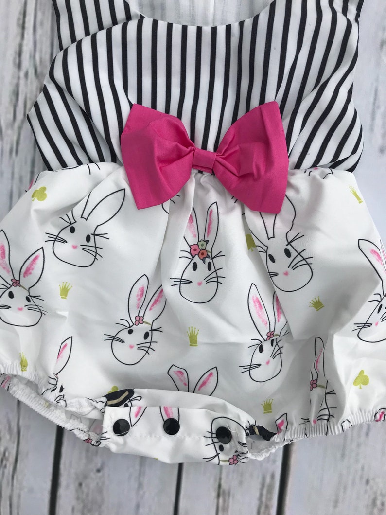 READY TO SHIP Baby Girl Easter Romper / Toddler Easter Romper Etsy