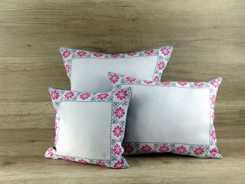 Custom embroidered CUSHION COVER floral Personalized Etsy