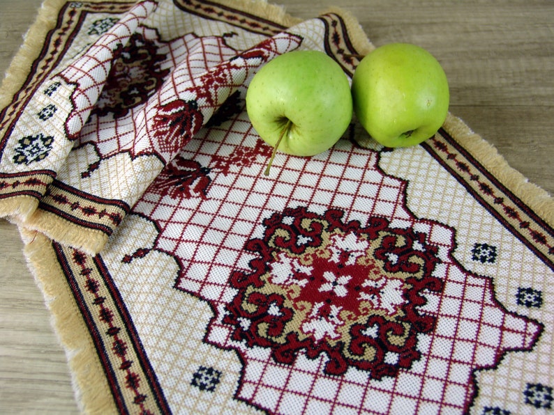 Ukrainian ethnic hand embroidered table runner Decor table Etsy