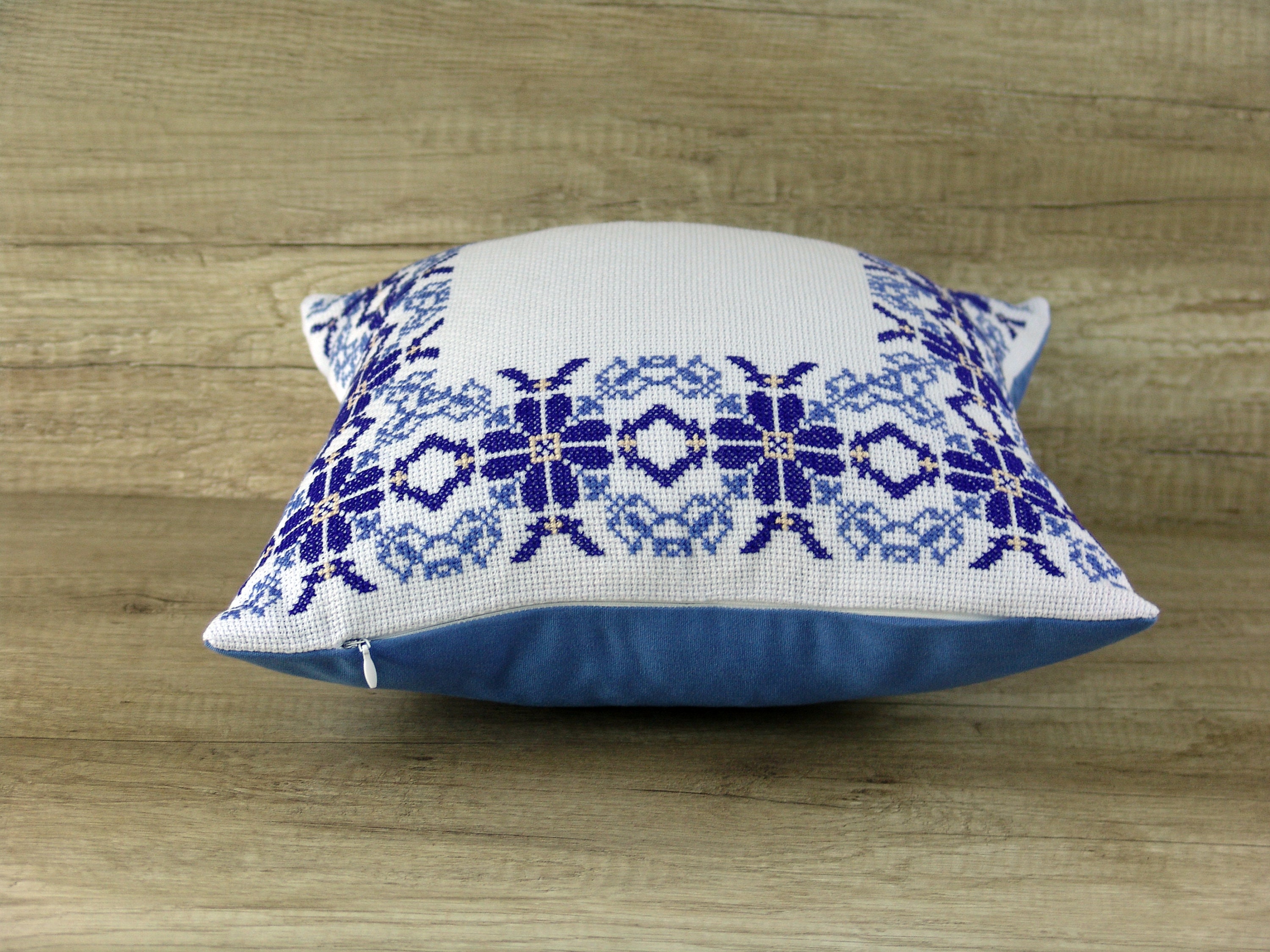 Custom Needlepoint Personalized CUSHION COVER Navy Blue Etsy Sweden