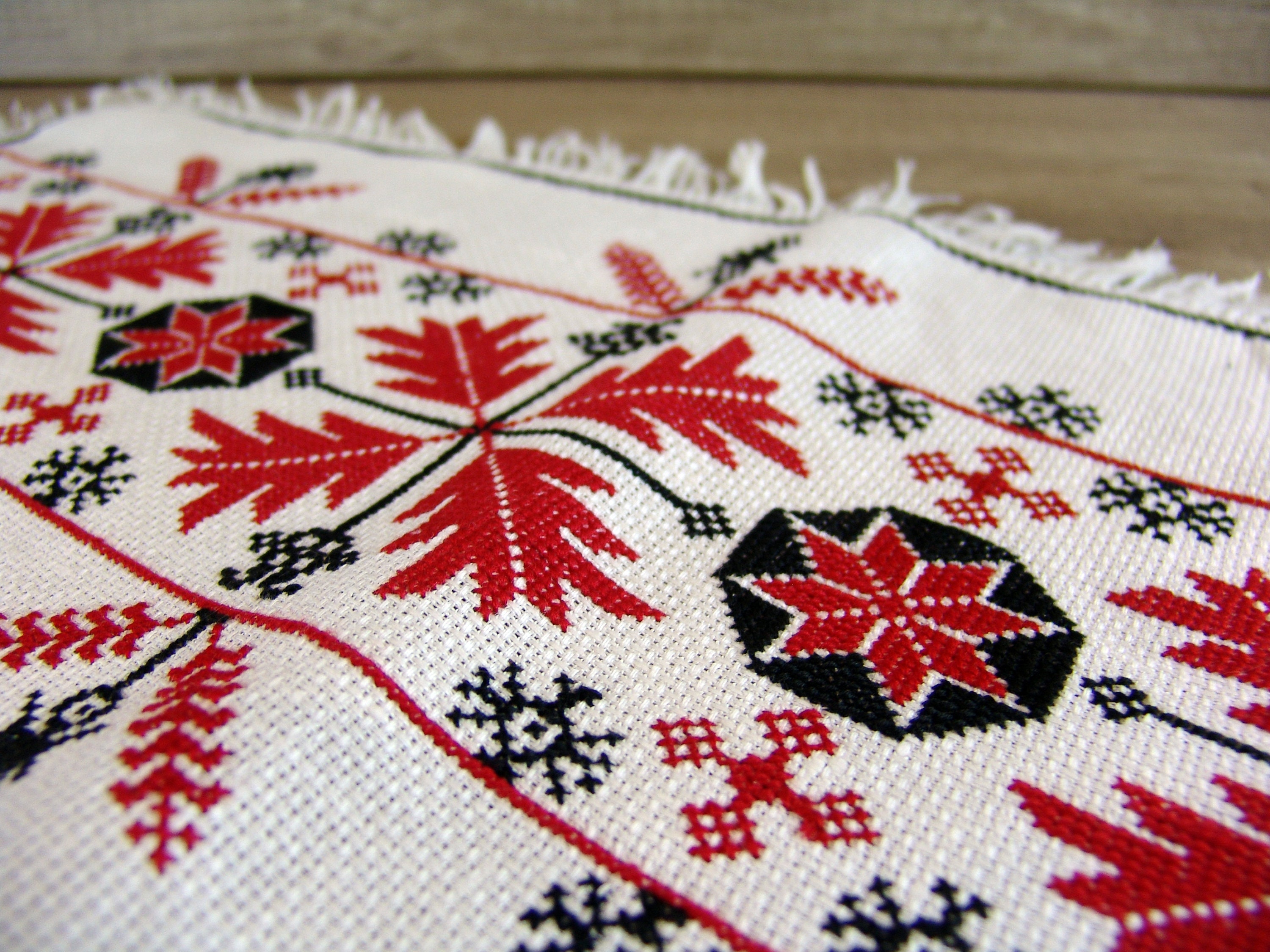 Red Hand Embroidered Ukrainian Ethnic Decor Ukrainian Etsy Australia