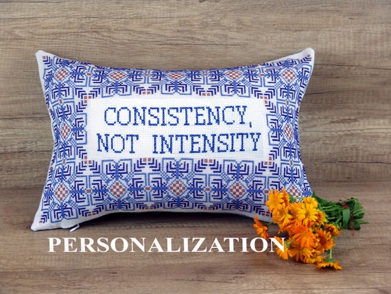 Custom needlepoint pillow hotsell