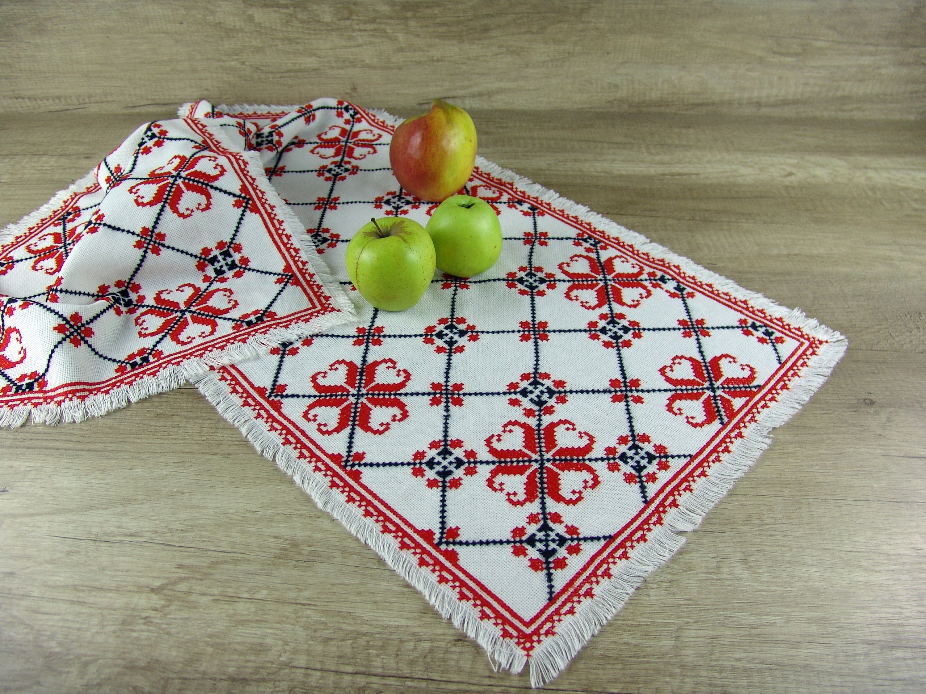 Ukrainian ethnic hand embroidered table runner Decor table Etsy