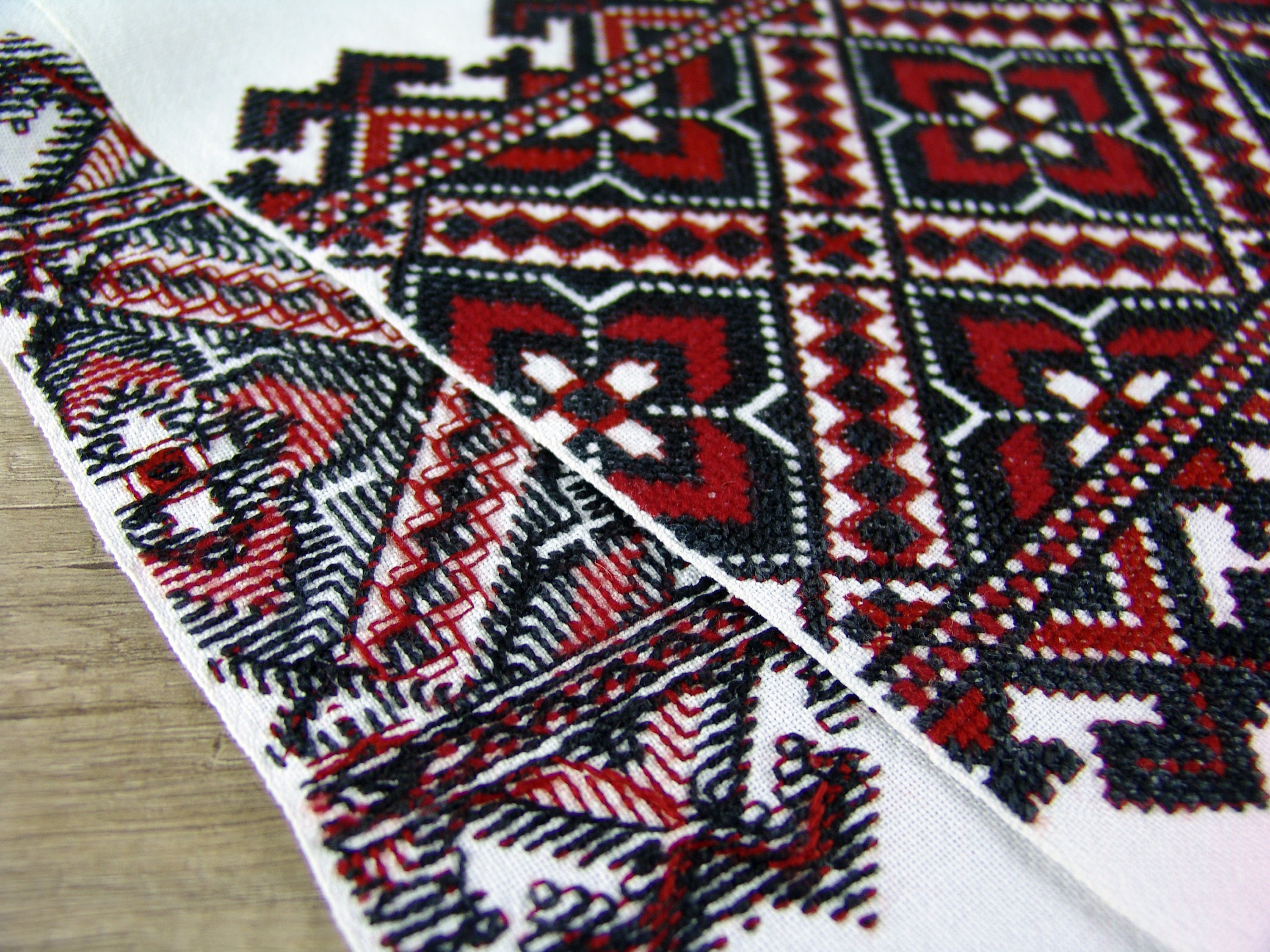 Ukrainian embroidery vintage rushnyk Hand embroidered Etsy