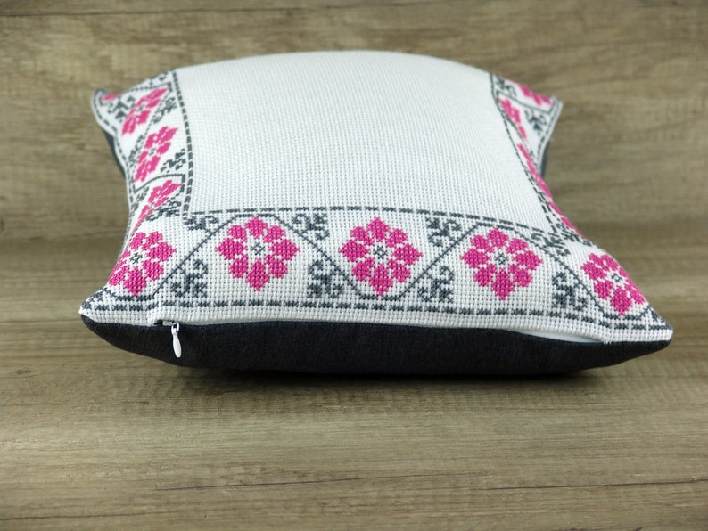 Custom embroidered CUSHION COVER floral Personalized Etsy