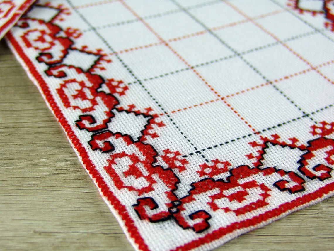 Ukrainian ethnic hand embroidered table runner Decor table Etsy