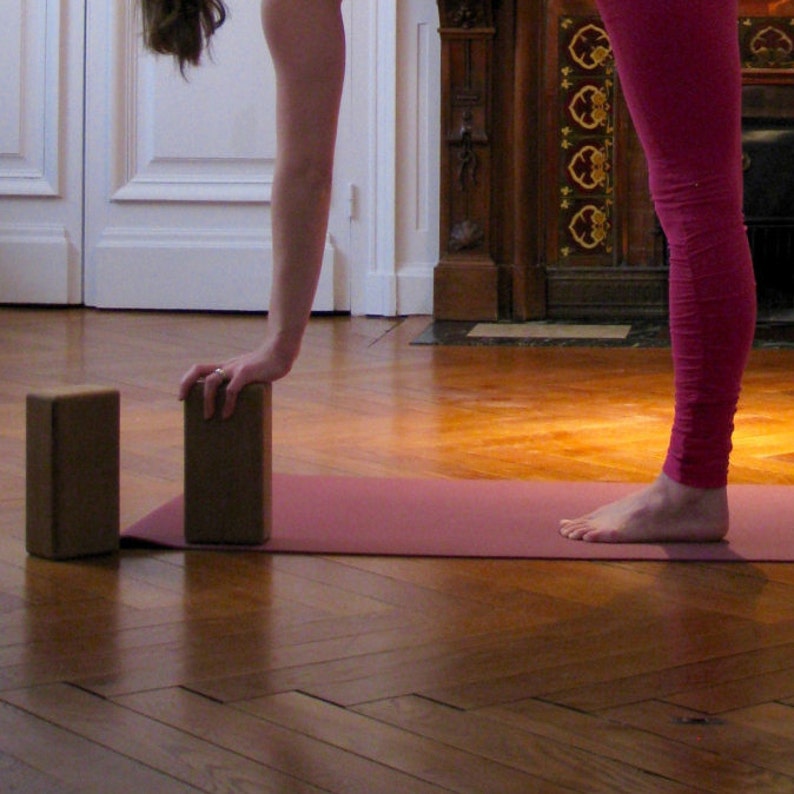 Yoga Block Hand Made of Lime Wood Etsy