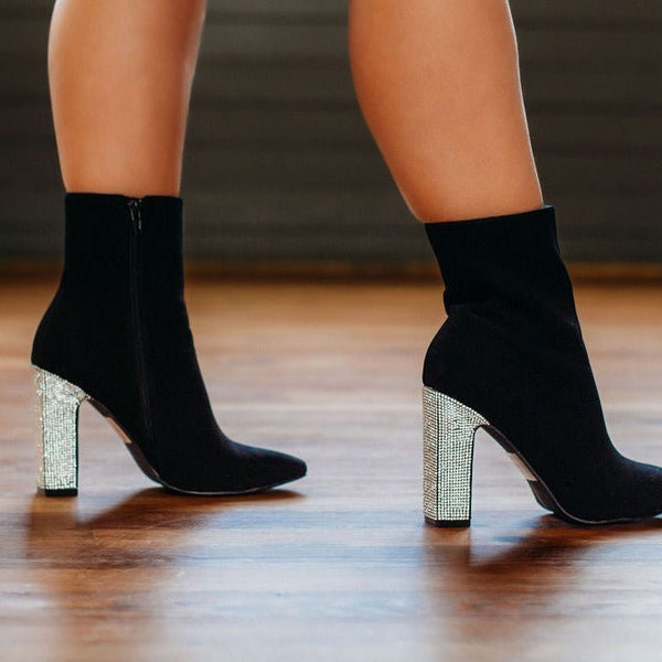 tarra rhinestones boots
