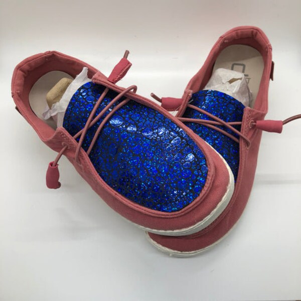 Red Glitter Hey Dudes Etsy