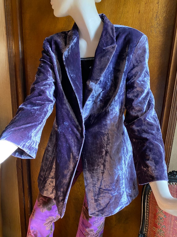 Gianfranco Ferré Studio jacket, Hit velvet, silk a