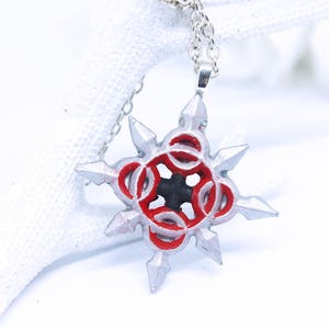 Kingdom Hearts, Axel Chakram Necklace with Bail