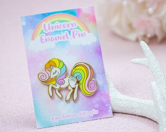 Rainbow Unicorn Enamel Pin Badge