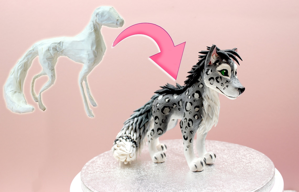 Wolf Armature Armature for Sculpting Canine Armature Etsy
