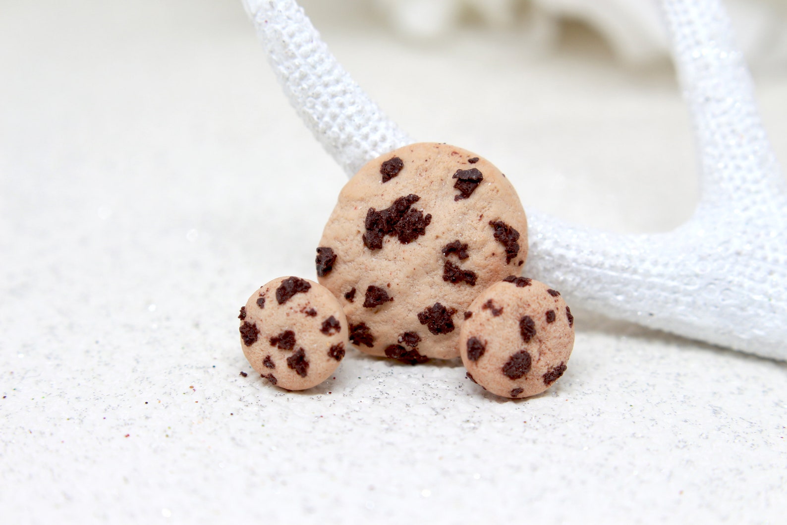 Cookie Jewellery Set Food Jewellery Chocolate Chip Cookie Necklace