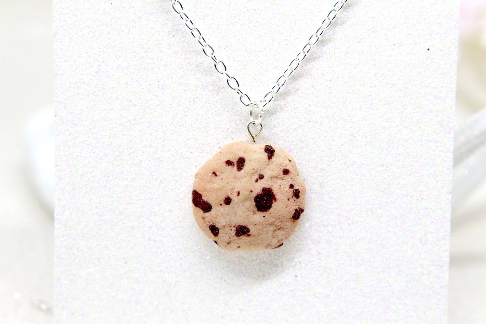 Cookie Jewellery Set Food Jewellery Chocolate Chip Cookie Necklace