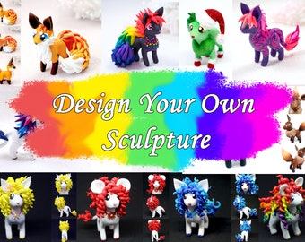 Design your own  Sculpture | Fantasy Sculpture | Custom Sculpture | Personalised Sculpture | Made to order  | Smooshi Sculpture