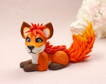 Fuchs Skulptur | Polymer Ton Skulptur | Fuchs Wesen | Fuchs Figur