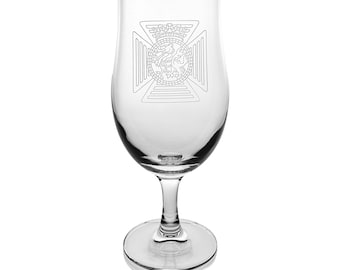 Duke of Edinburgh Royal Regiment Stemmed beer glass