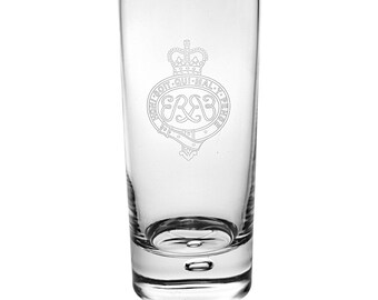 Grenadier Guards Bubble Base High Ball Glass