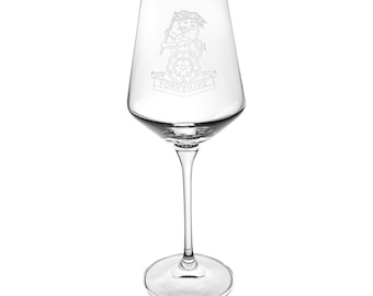 Yorkshire Regiment Infinity wine glass