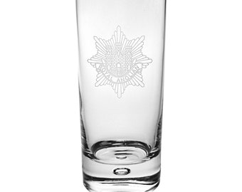 Royal Anglian Bubble Base High Ball Glass