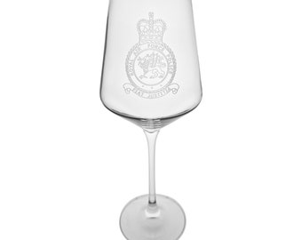 Royal Air Force POLICE infinity wine glass