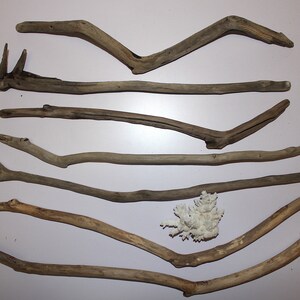 7Sea DriftWoods for macrame 16"-21",Ф 0.4-0,7",macrame wall hanging,Jewelry Holder,Drift Wood,Jewelry Display,Jewelry Organizer,Wall HookPK1