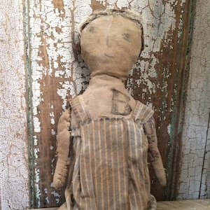 Butterbean - Primitive Doll - PAPER PATTERN  by Dru Ann - Cinnamon Creek Folk Art