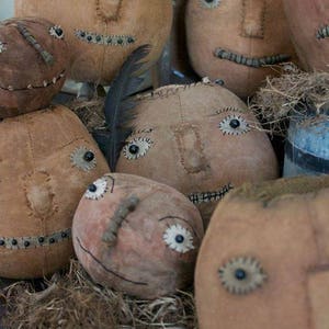 Jack - o - Head   E-PATTERN  by Cinnamon Creek Folk Art