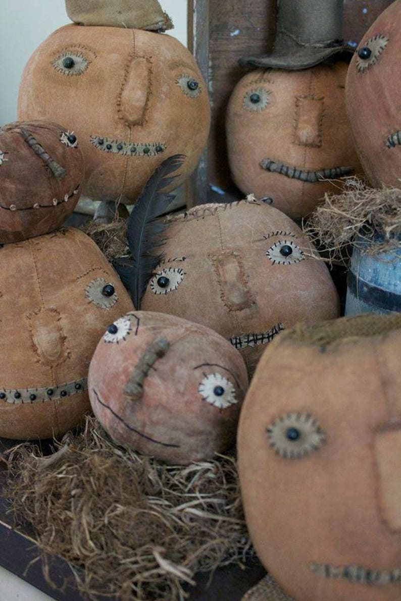 Jack O Head EPATTERN by Cinnamon Creek Folk Art Etsy