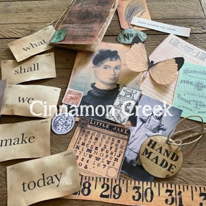 Crea con la carta: bellissima grafica vintage da stampare con pagine ispirate