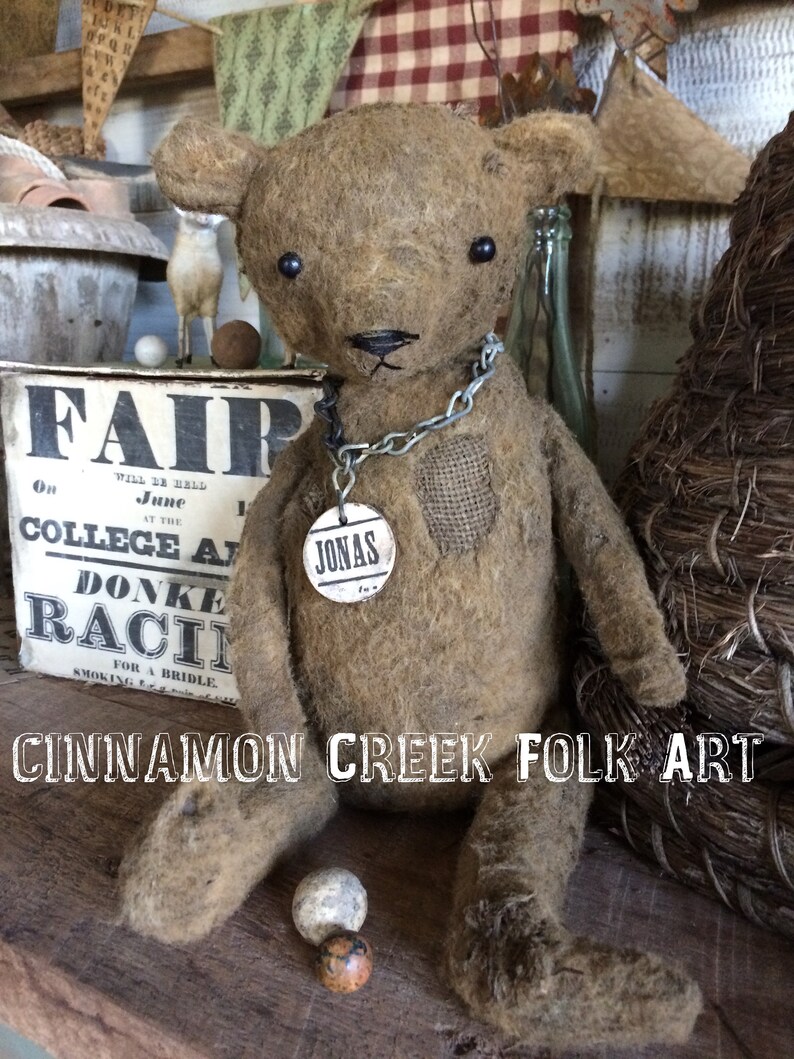 Instant Download JONAS/'/' Bear Pattern by Cinnamon Creek