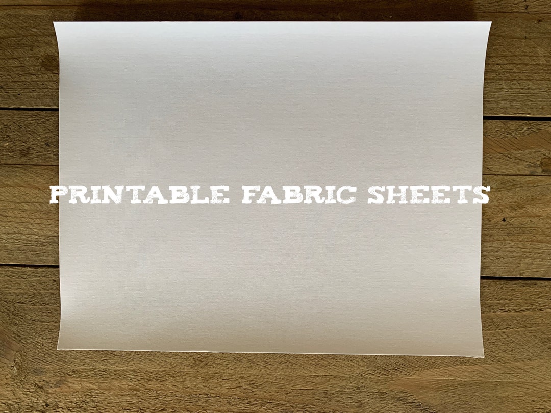 Printable Cotton Fabric Sheets Three 8 1/2'' X 11'' Sheets Etsy