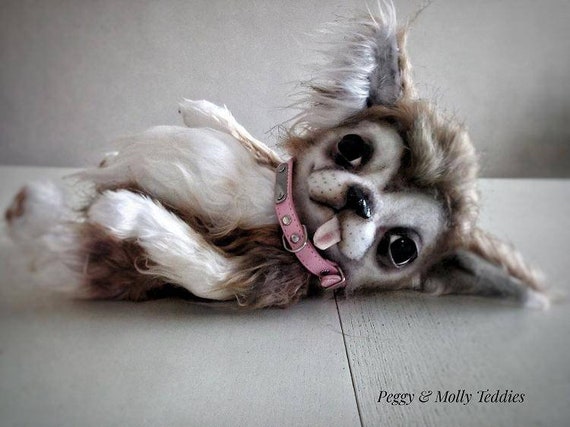 Custom Artist Teddy Long Haired Chihuahua Dog Memorial Puppy Etsy