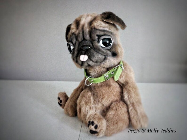 personalised pug teddy