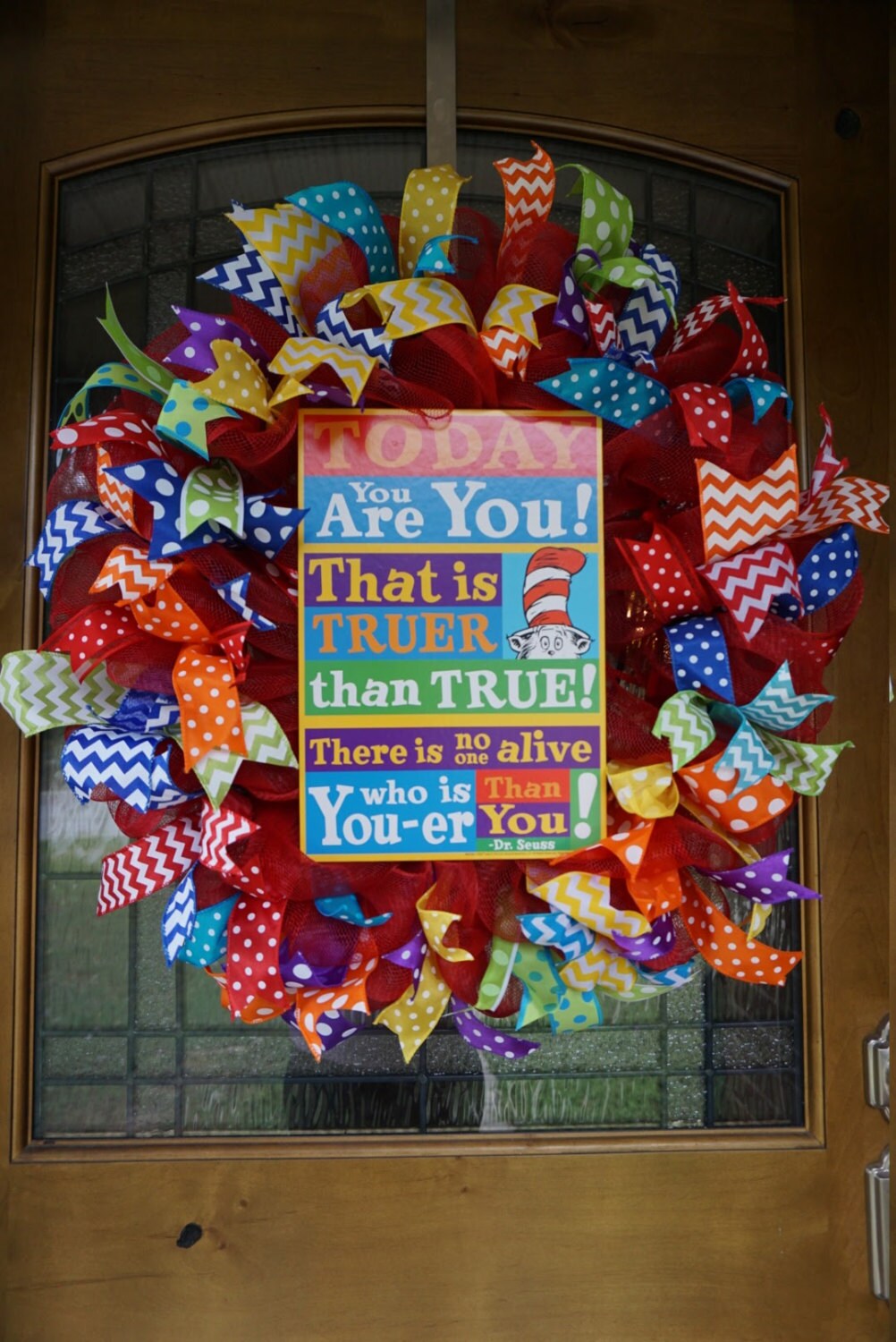 Dr Seuss Wreath Teacher Wreath Classroom Wreath Teacher Etsy