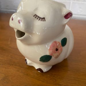 Vintage Shawnee Pottery Pig Creamer