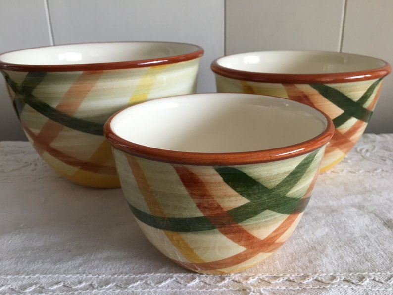 Vintage California Pottery Vernonware Vernon Kilns Homespun Etsy