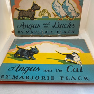 Vintage 1930 1931 Angus and the Cat Angus and the Ducks by Marjorie Flack Children’s Book SOLD SEPARATELY Scottie Dog Book
