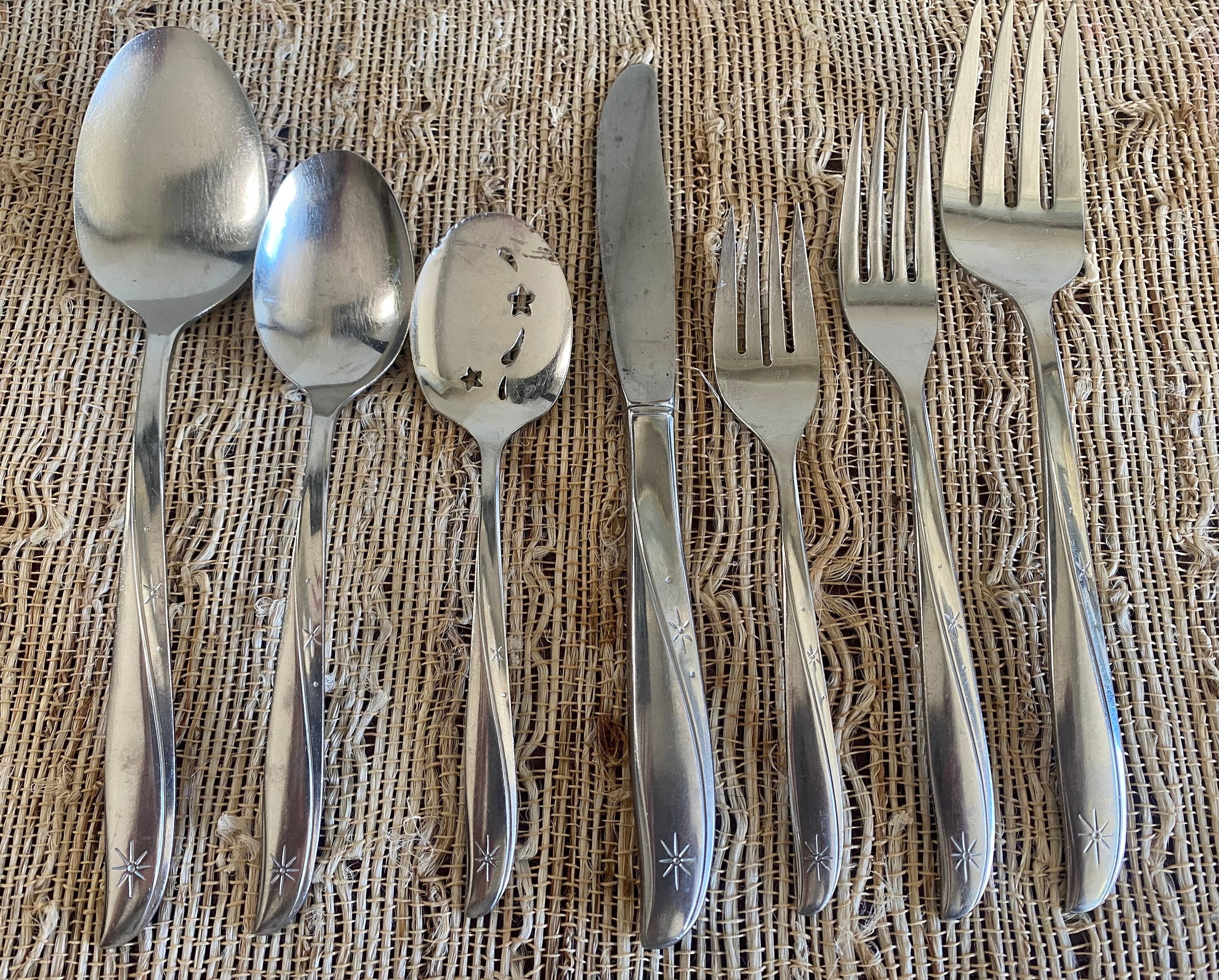 Vintage Oneida Community Twin Star Stainless Steel Flatware Each